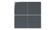 6x6 Natural Press Ceramic Tile in Indigo Gloss