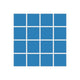 2x2 Straight Set Sheeted Original Ceramic Mosaic Tile in Aegean Sea Matte