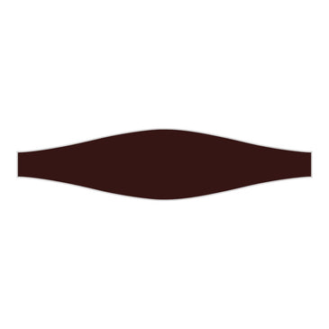 Wave Original Ceramic Tile in Garnet Matte