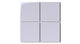 4x4 Natural Press Ceramic Tile in Amethyst Gloss