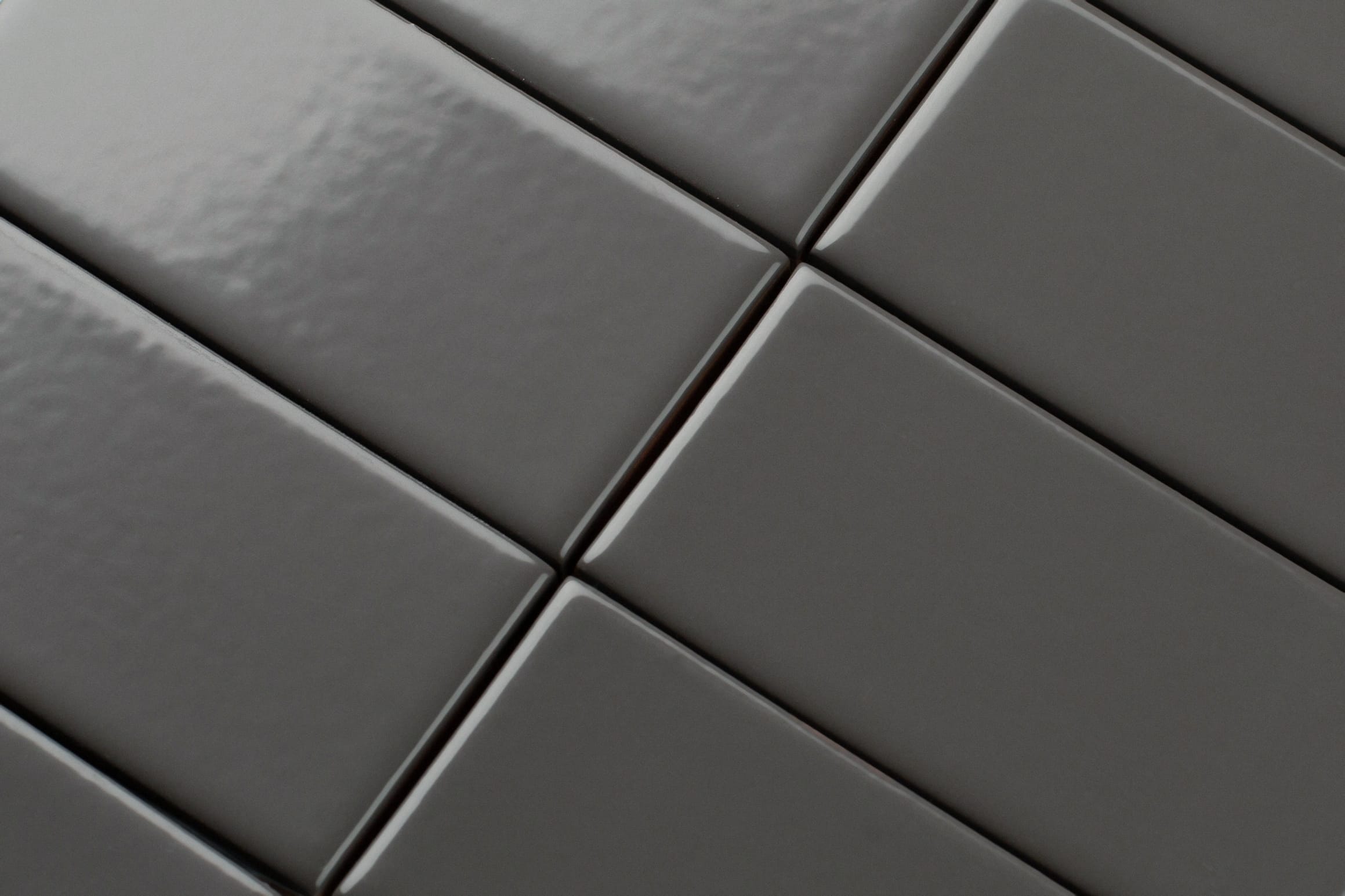 Carbon 4x12 Gloss Original Ceramic Tile - Fireclay Tile