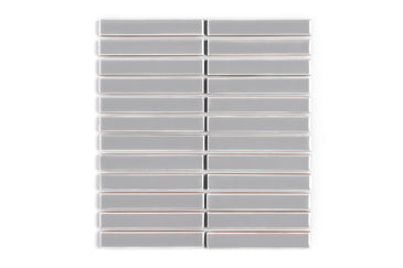 1x6 Straight Set Sheeted Original Ceramic Mosaic Tile in Thistle Gloss