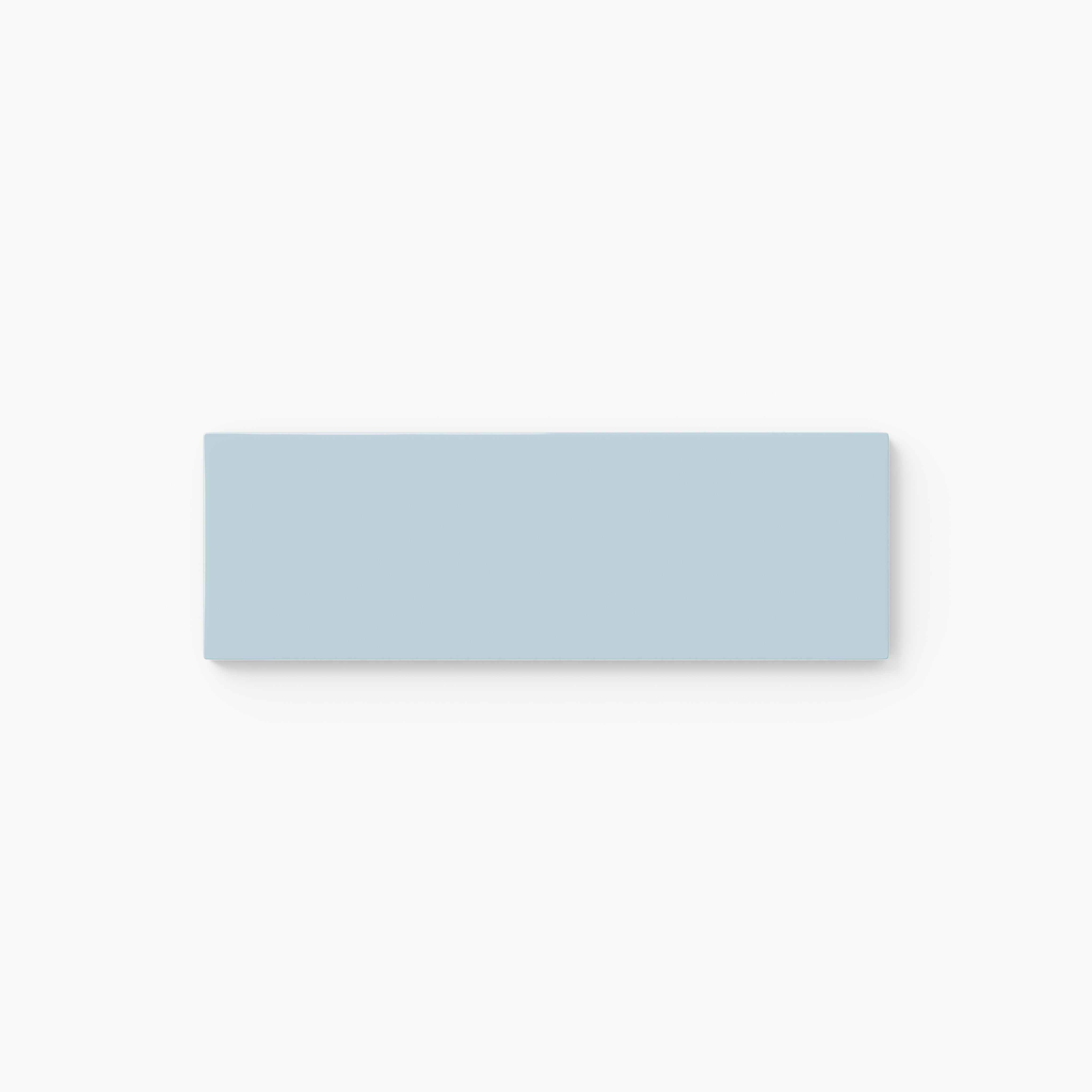 2x6 Natural Press Ceramic Tile in Egyptian Blue Gloss