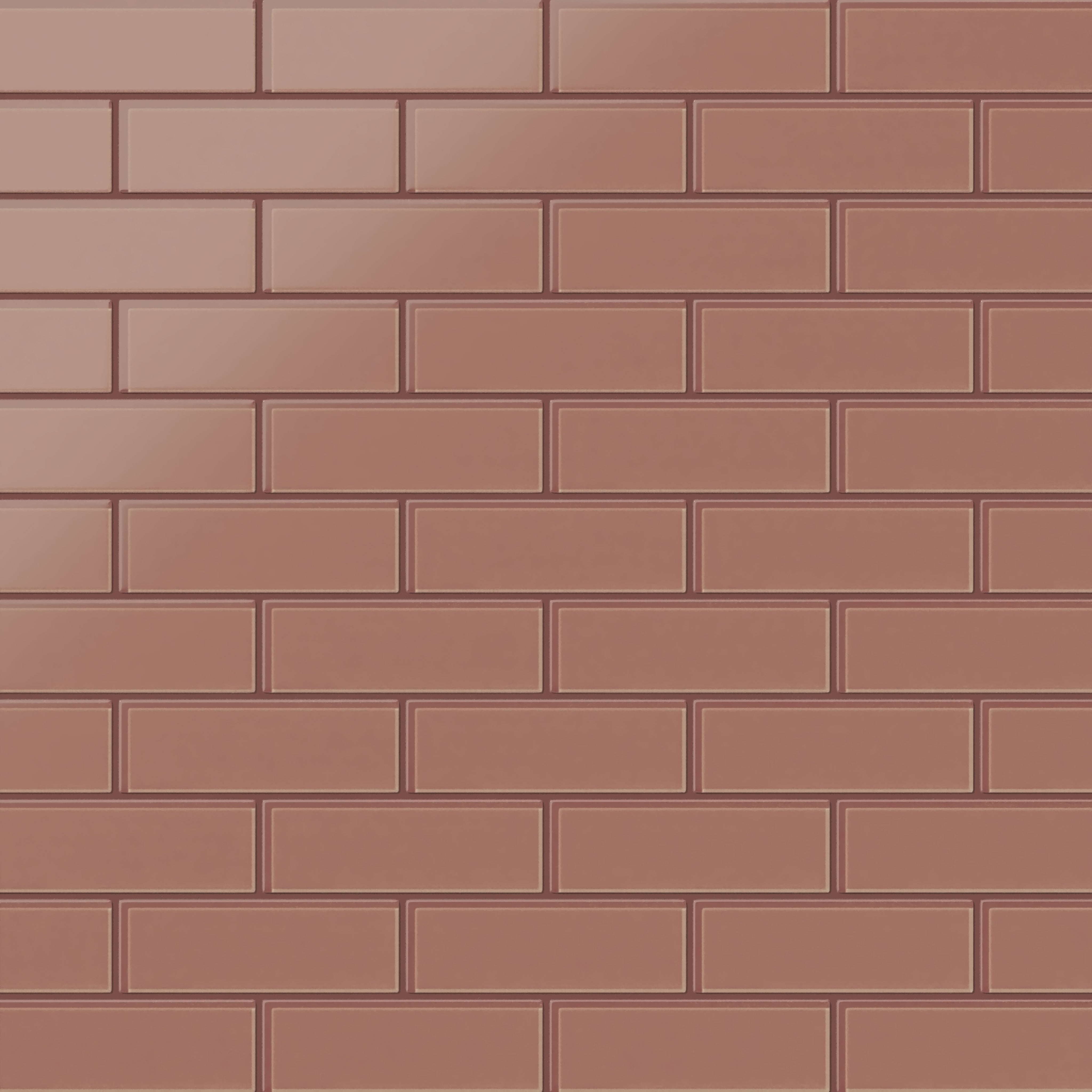 2x6 Glass Tile in Flicker Matte
