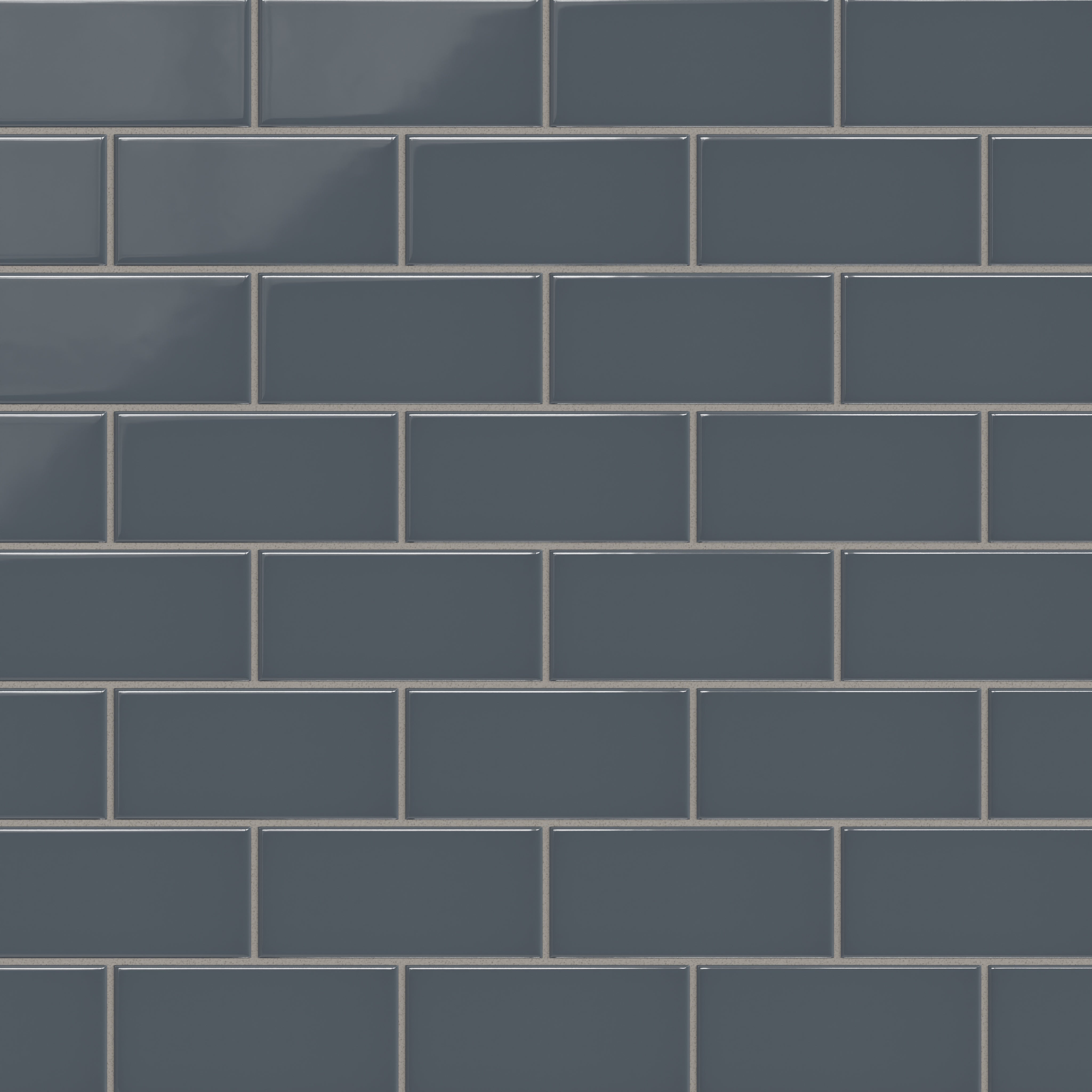 Indigo 3x6 Gloss Natural Press Ceramic Tile - Fireclay Tile