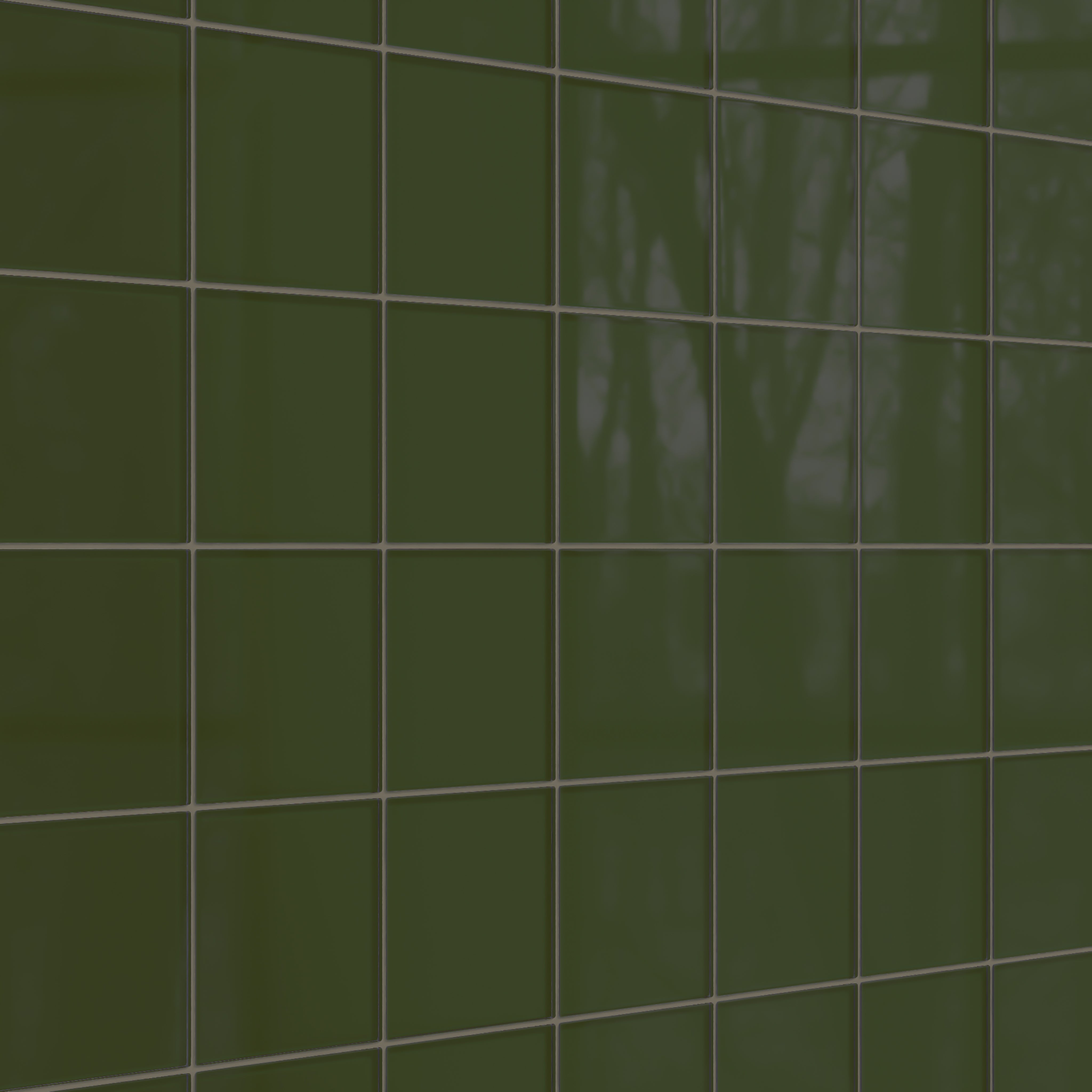 6x6 Glass Tile in Starling Gloss