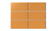 3x6 Natural Press Ceramic Tile in Yellow Ochre Matte