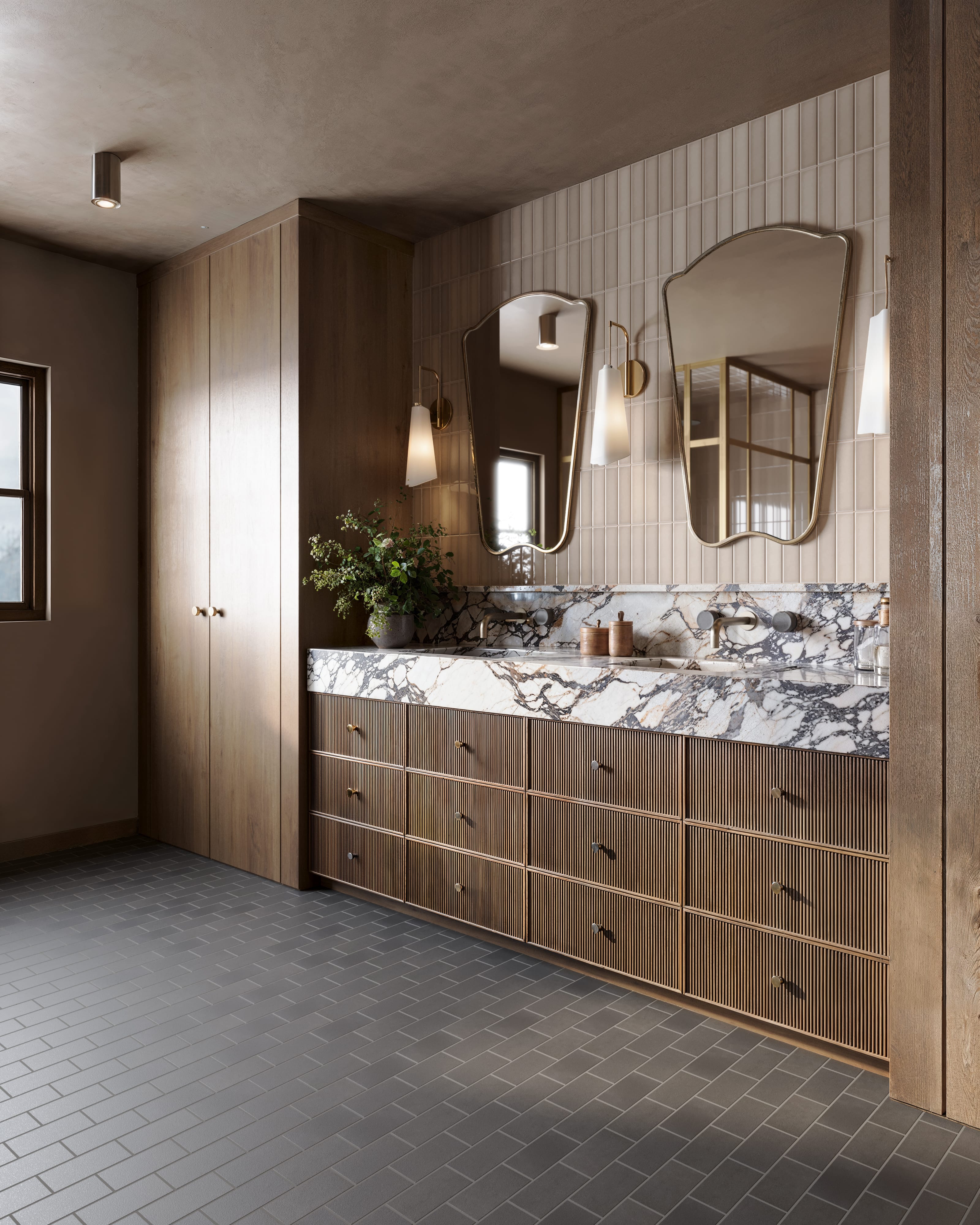 Graphite 3x6 Matte Original Ceramic Tile - Fireclay Tile