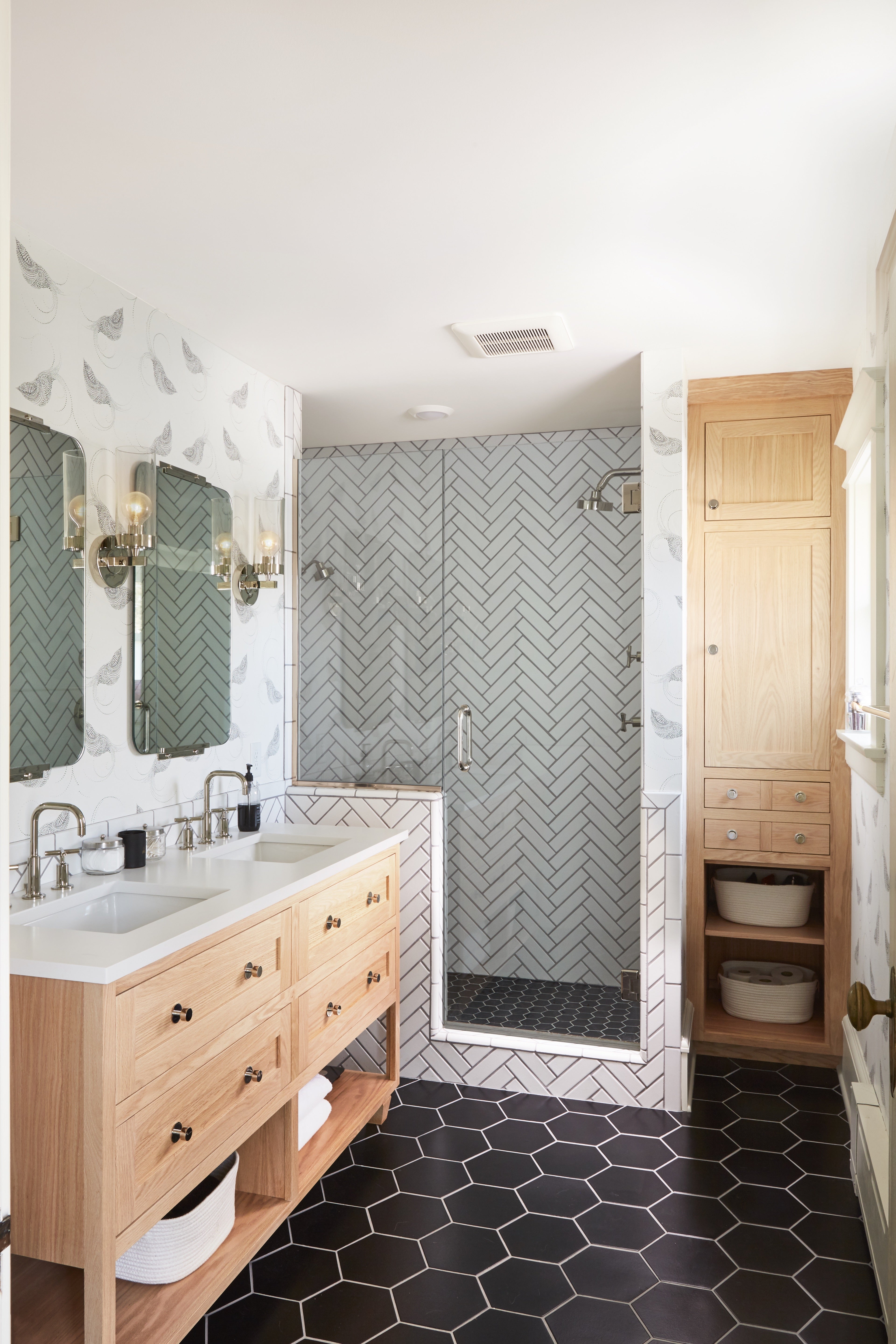 4" Hexagon Original Ceramic Tile in Raven Matte