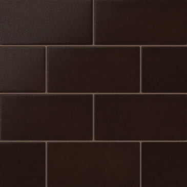 6x12 Original Ceramic Tile in Burnt Umber