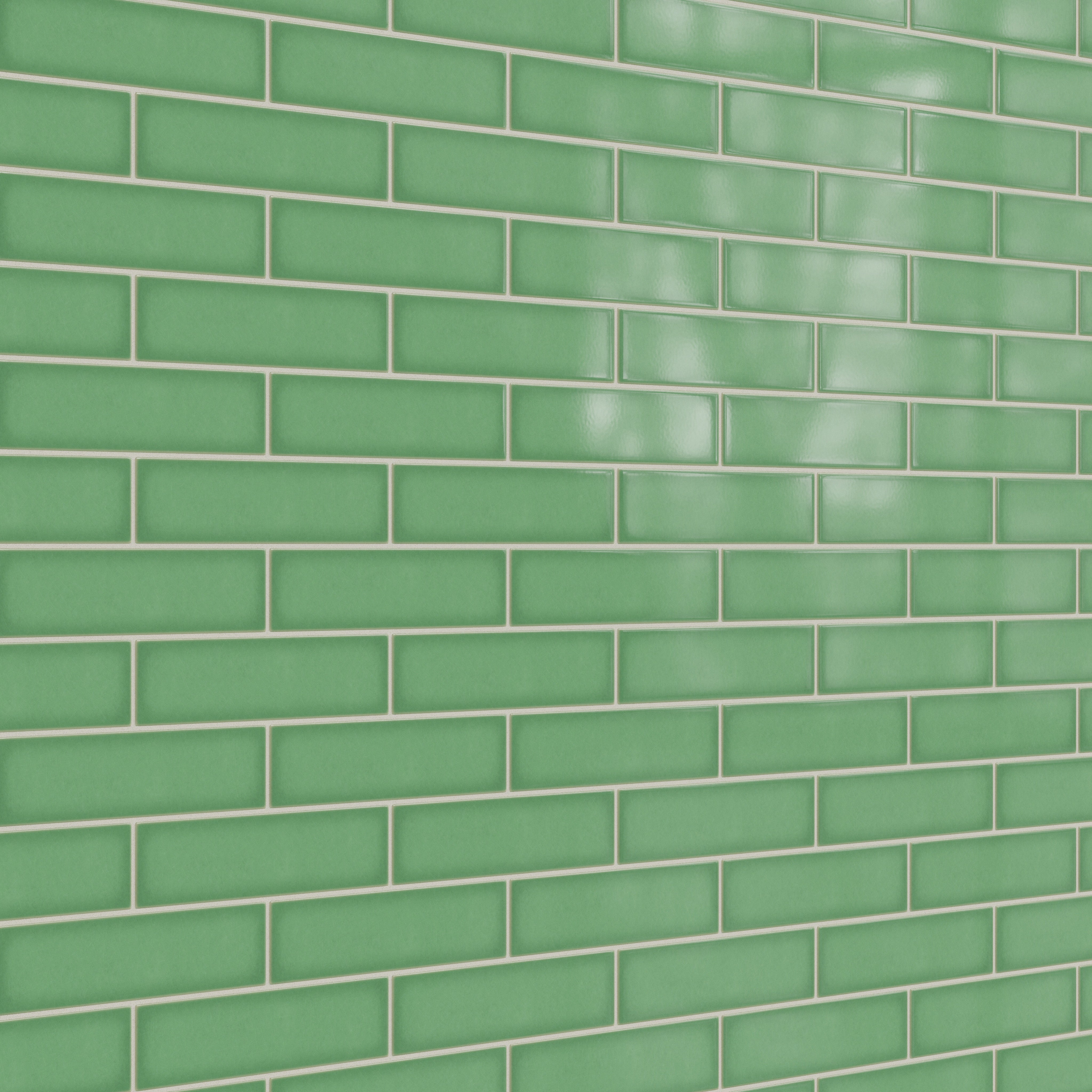 3x12 Original Ceramic Tile in Sea Green Gloss