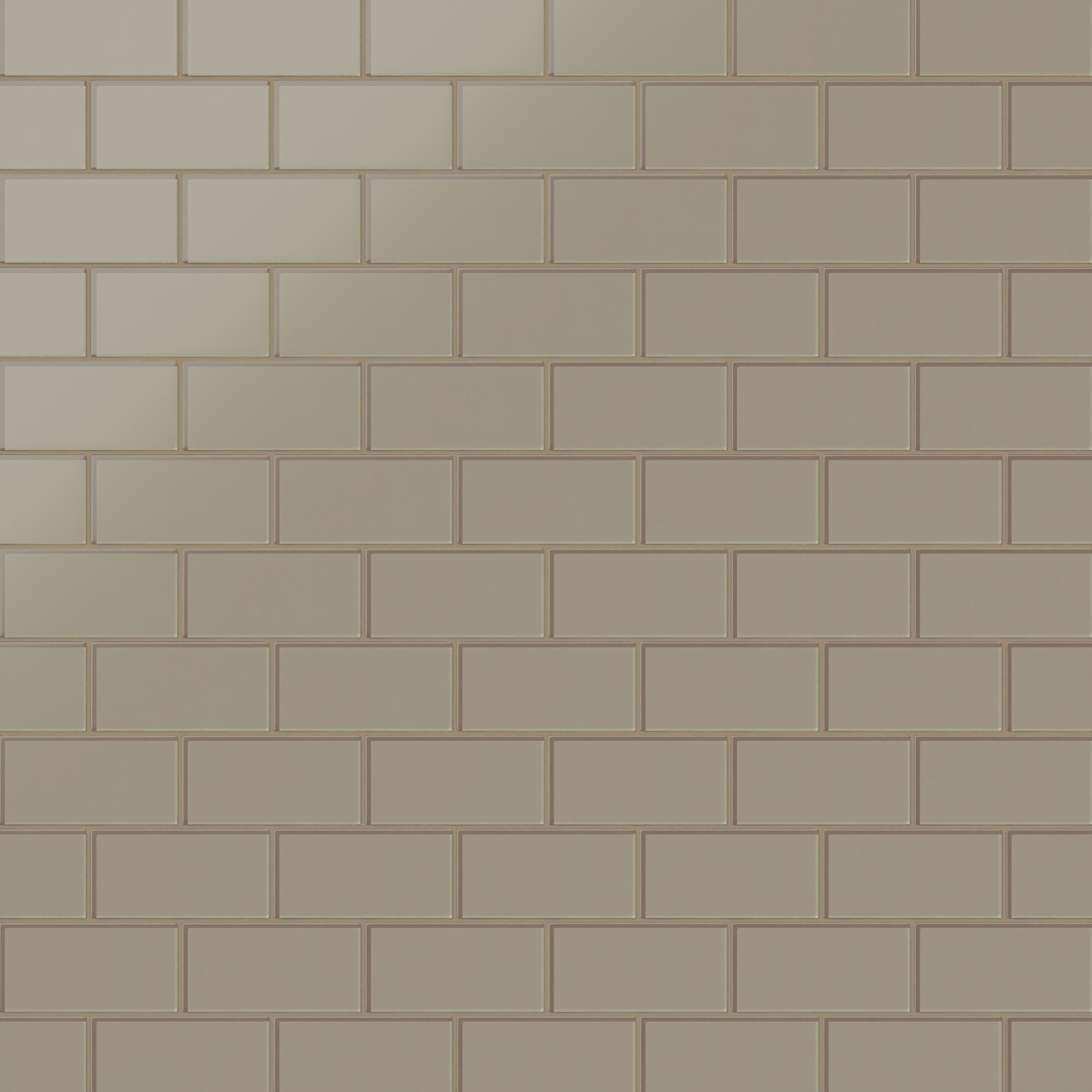 3x6 Glass Tile in Quail Matte