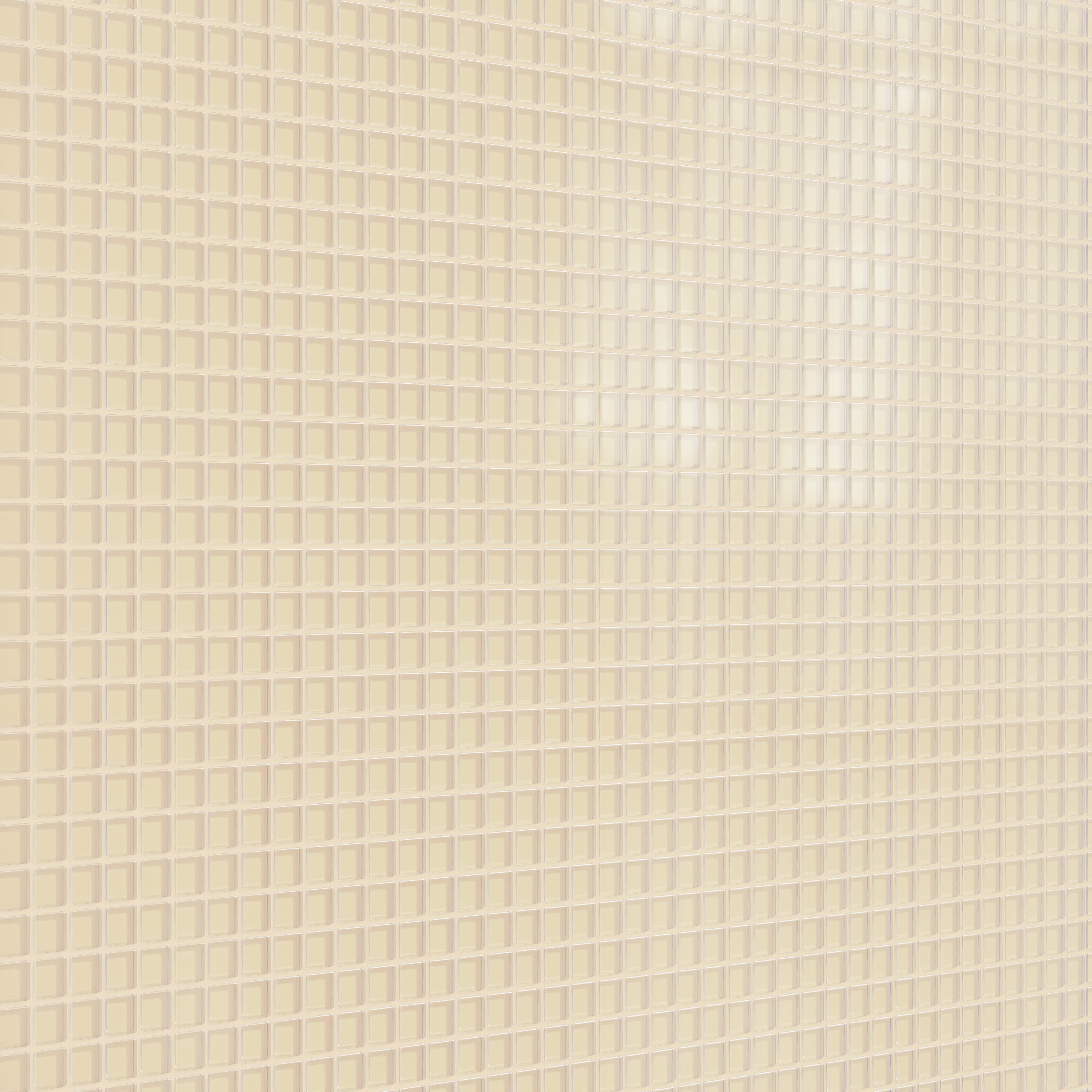 1x1 Straight Set Sheeted Glass Mosaic Tile in Chickadee Matte