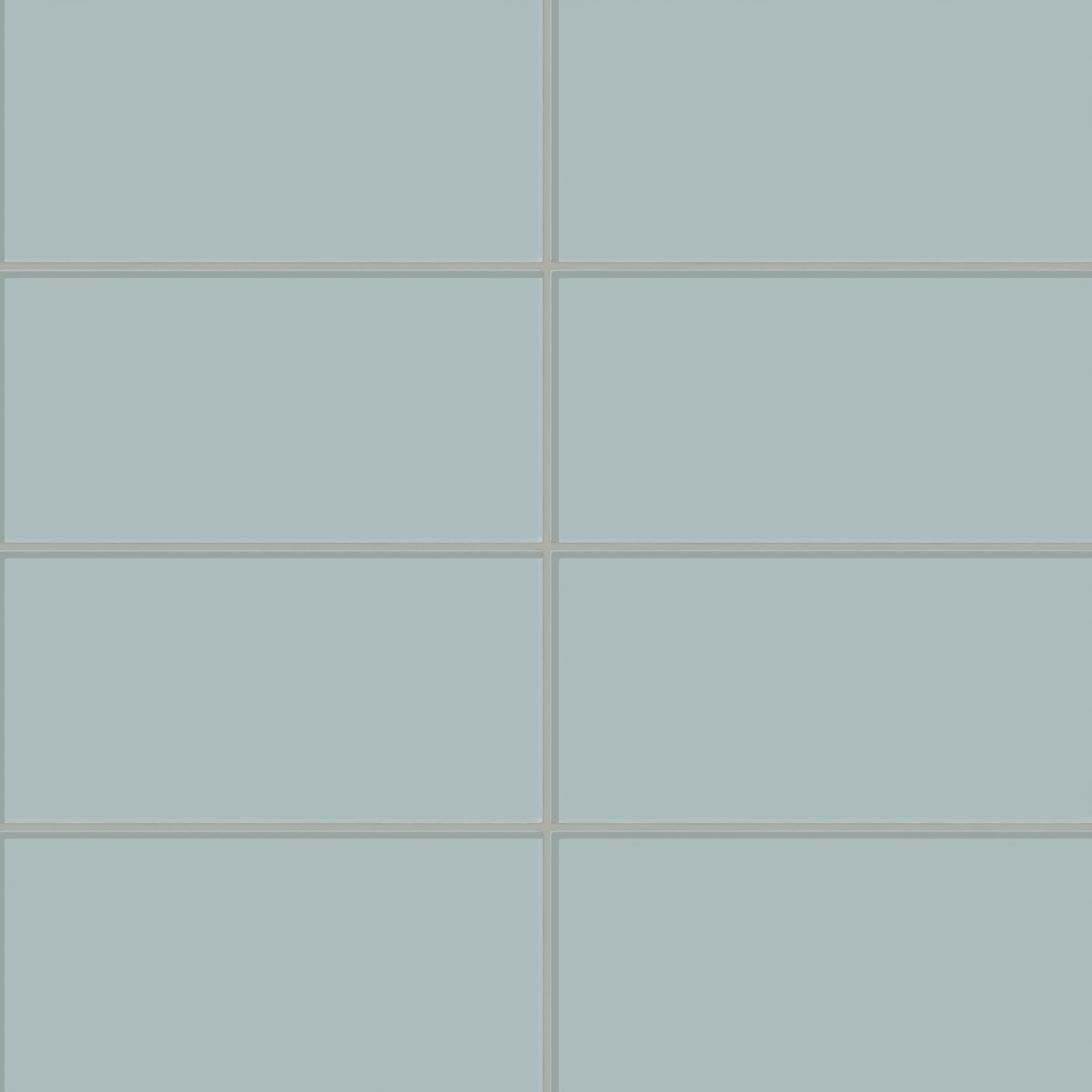 ⭐︎ブルー⭐︎ Great Blue Heron 6x12 Gloss Glass Tile - Fireclay Tile