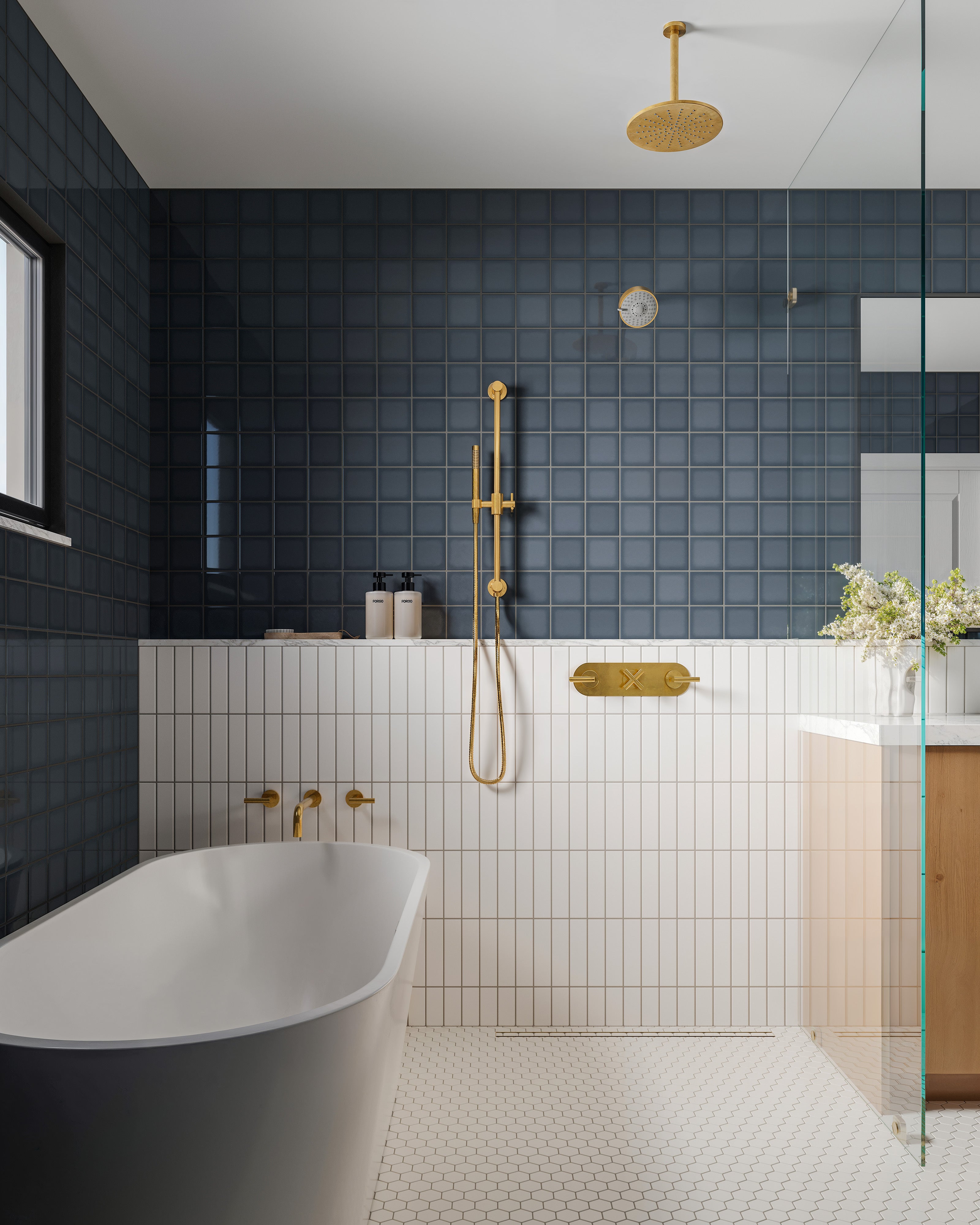 2x8 Original Ceramic Tile in Calcite Gloss