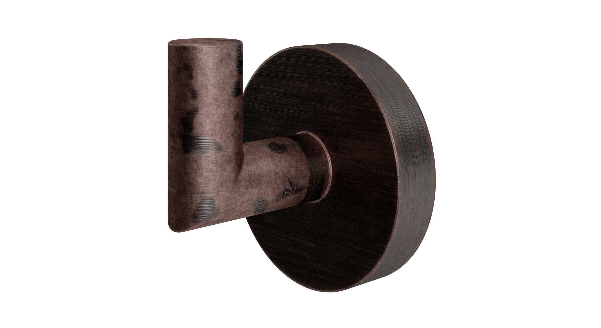 Contour Robe Hook in Antique Bronze