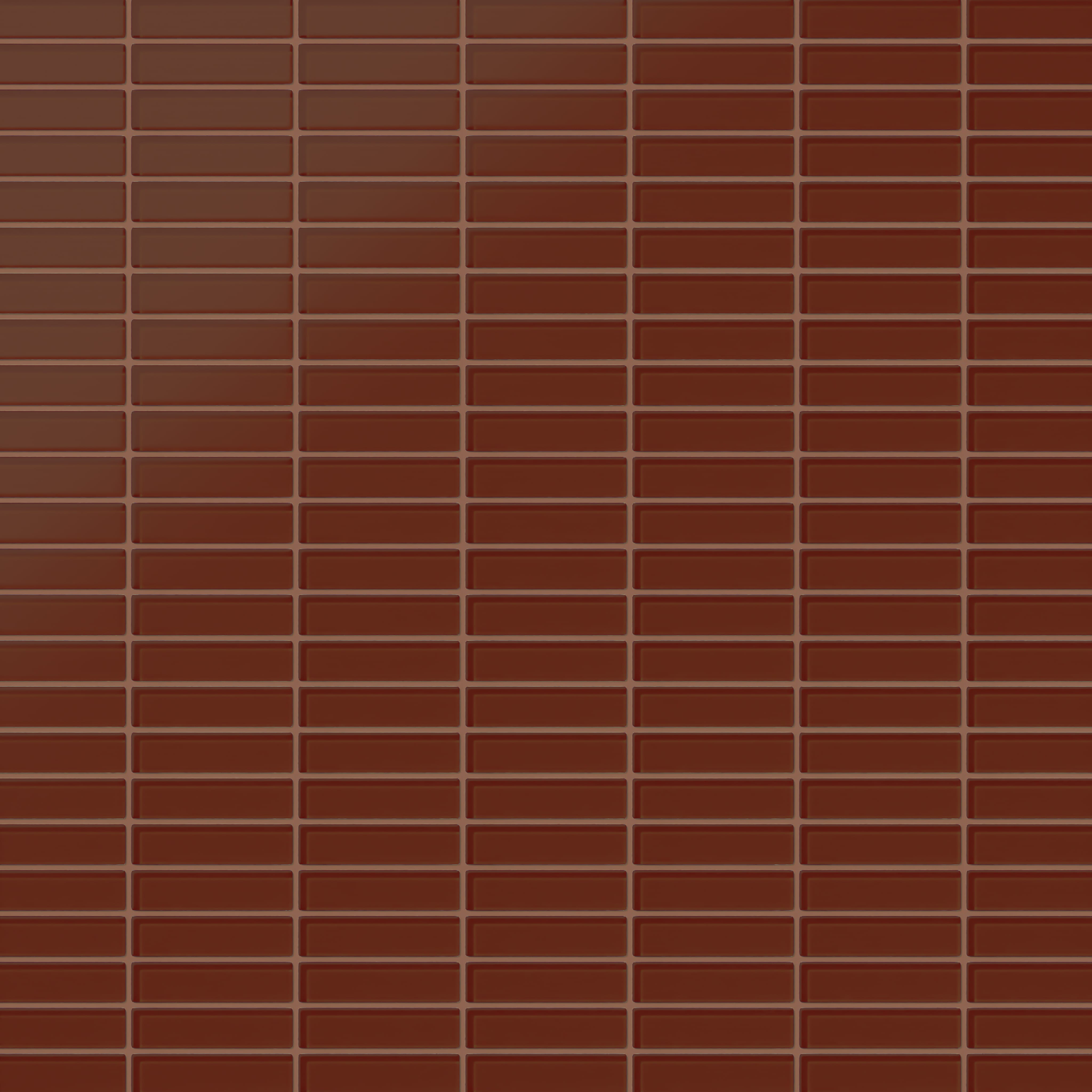 1x4 Straight Set Sheeted Glass Mosaic Tile in Pheasant Matte