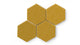 6" Hexagon Original Ceramic Tile in Mustard Seed Matte