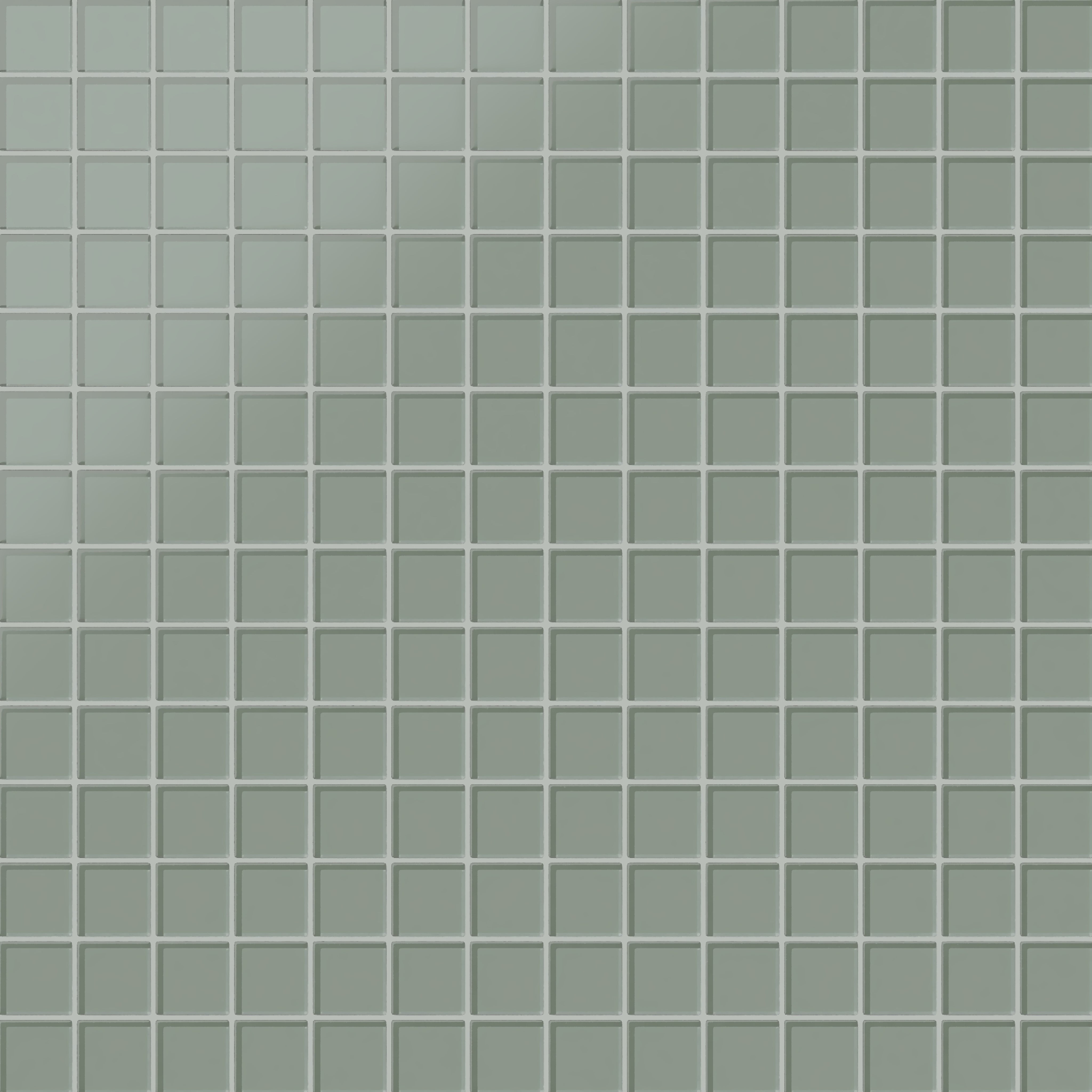 2x2 Straight Set Sheeted Glass Mosaic Tile in Hummingbird Matte