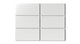 3x6 Natural Press Ceramic Tile in Zinc Matte