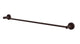 Flatiron Round Towel Bar 30" in Architectural Copper
