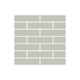 1x4 Half Offset Sheeted Original Ceramic Mosaic Tile in Salton Sea Matte