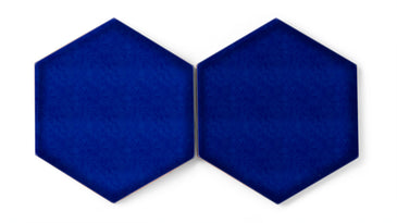 8" Hexagon Original Ceramic Tile in Azul Gloss