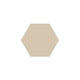 6" Hexagon Original Ceramic Tile in Dolomite Gloss
