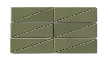 Right Scalene Triangle Original Ceramic Tile in Peabody Gloss