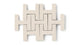 Chaine Homme Original Ceramic Tile in Ivory Matte