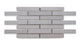 1x6 Half Offset Sheeted Original Ceramic Mosaic Tile in Dust Storm Gloss
