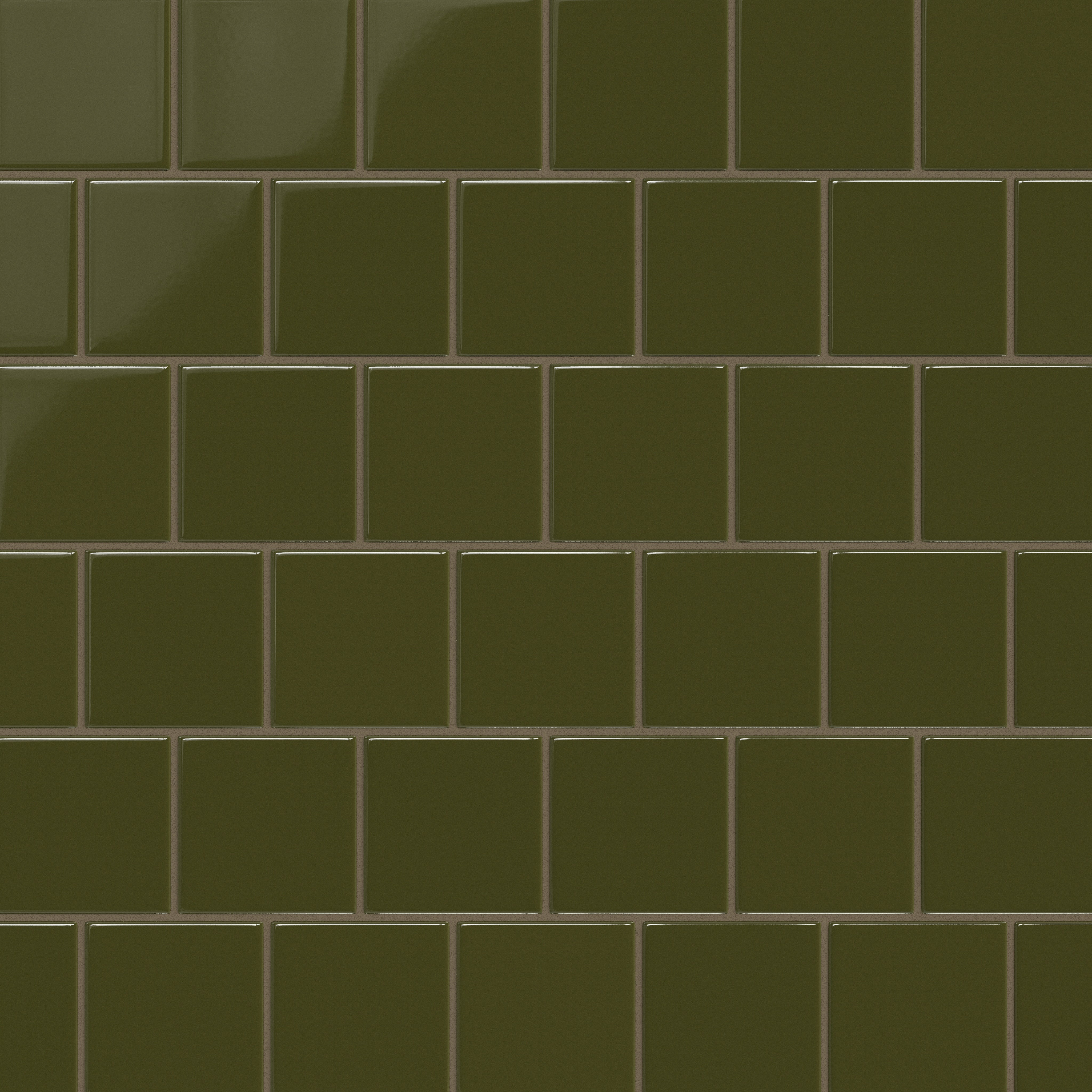 4x4 Original Ceramic Tile in Bonsai Gloss
