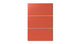 4x8 Natural Press Ceramic Tile in Vermillion Matte