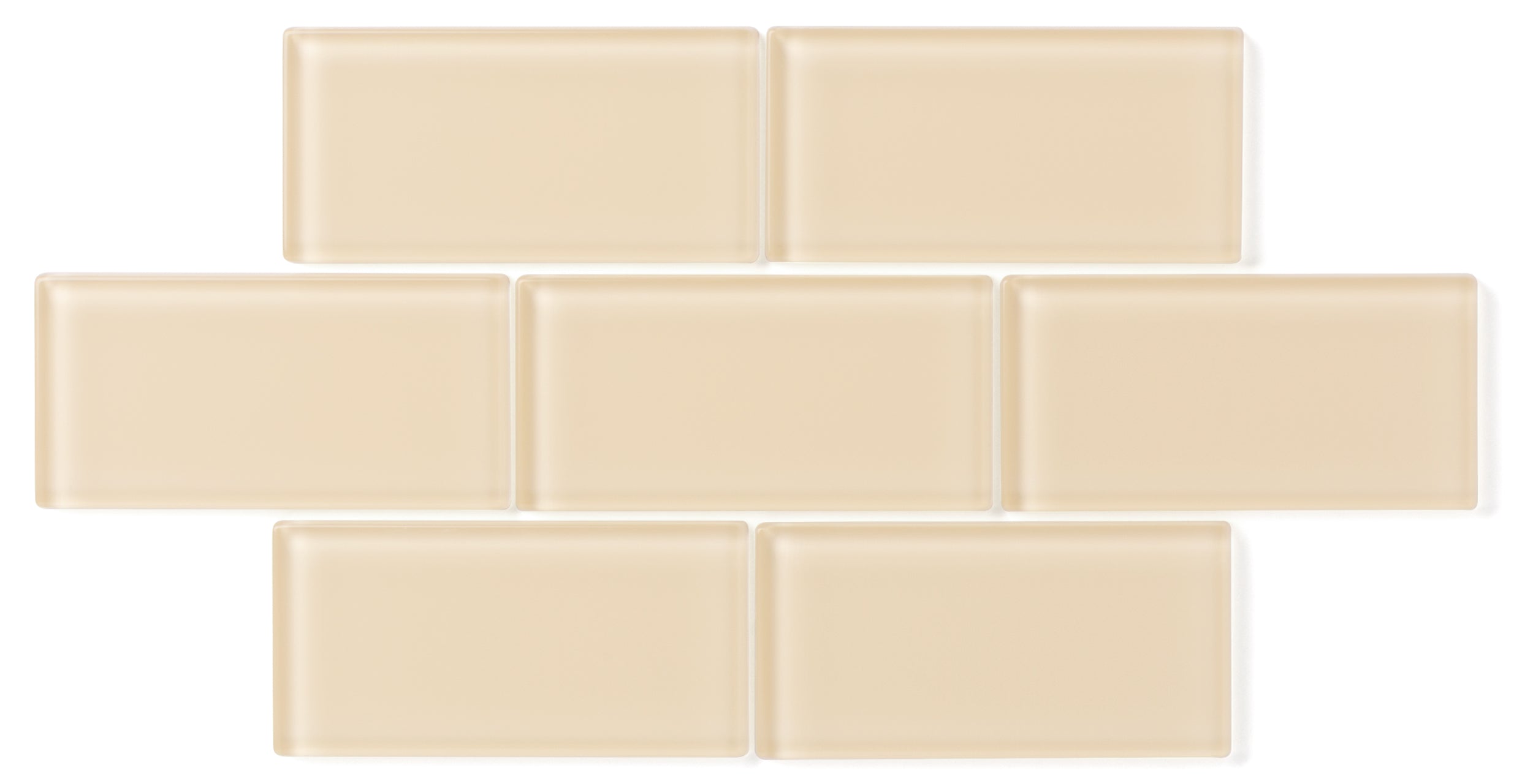 1x4 Herringbone Sheeted Glass Mosaic Tile in Chickadee Gloss