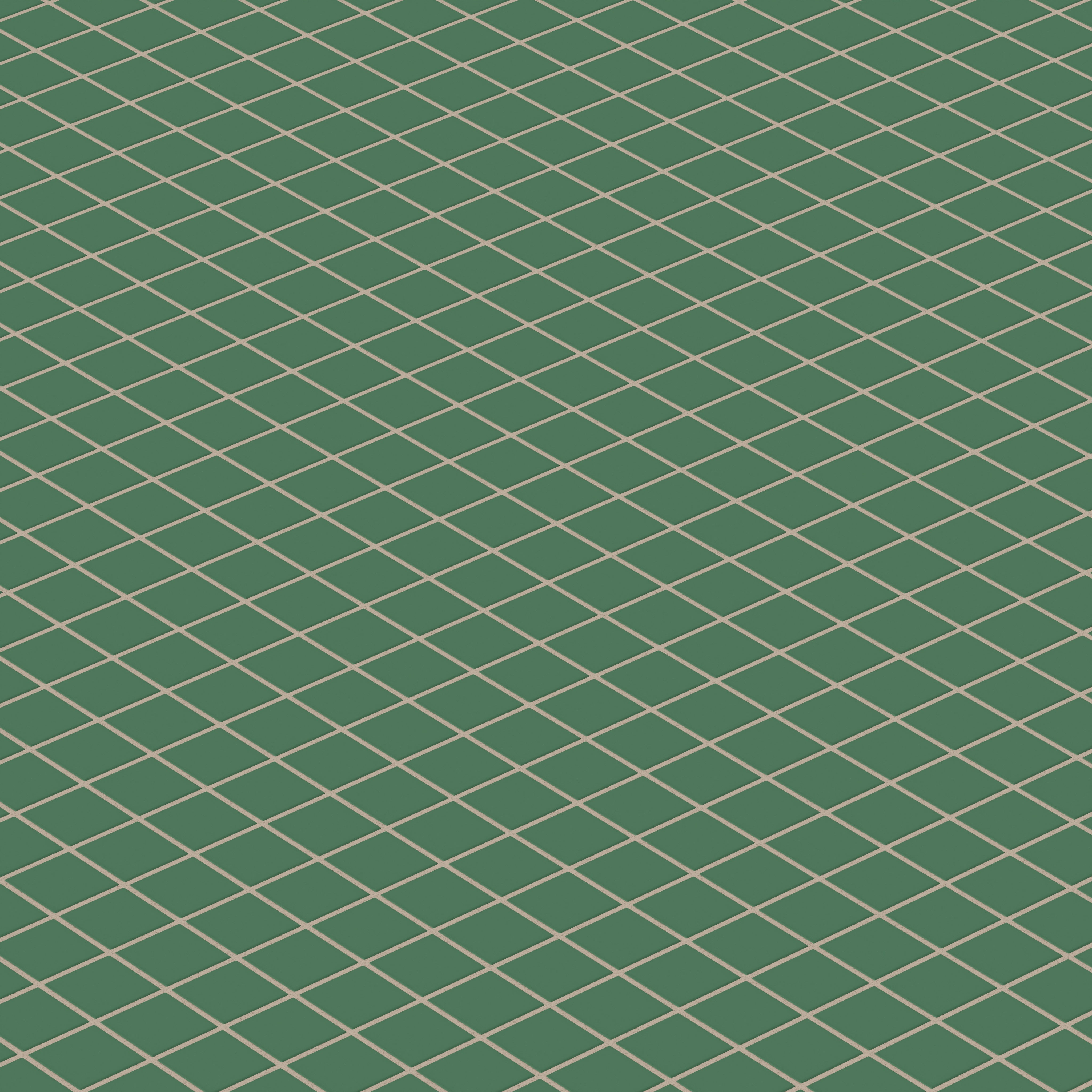 2x2 Straight Set Sheeted Natural Press Ceramic Mosaic Tile in Viridian Matte