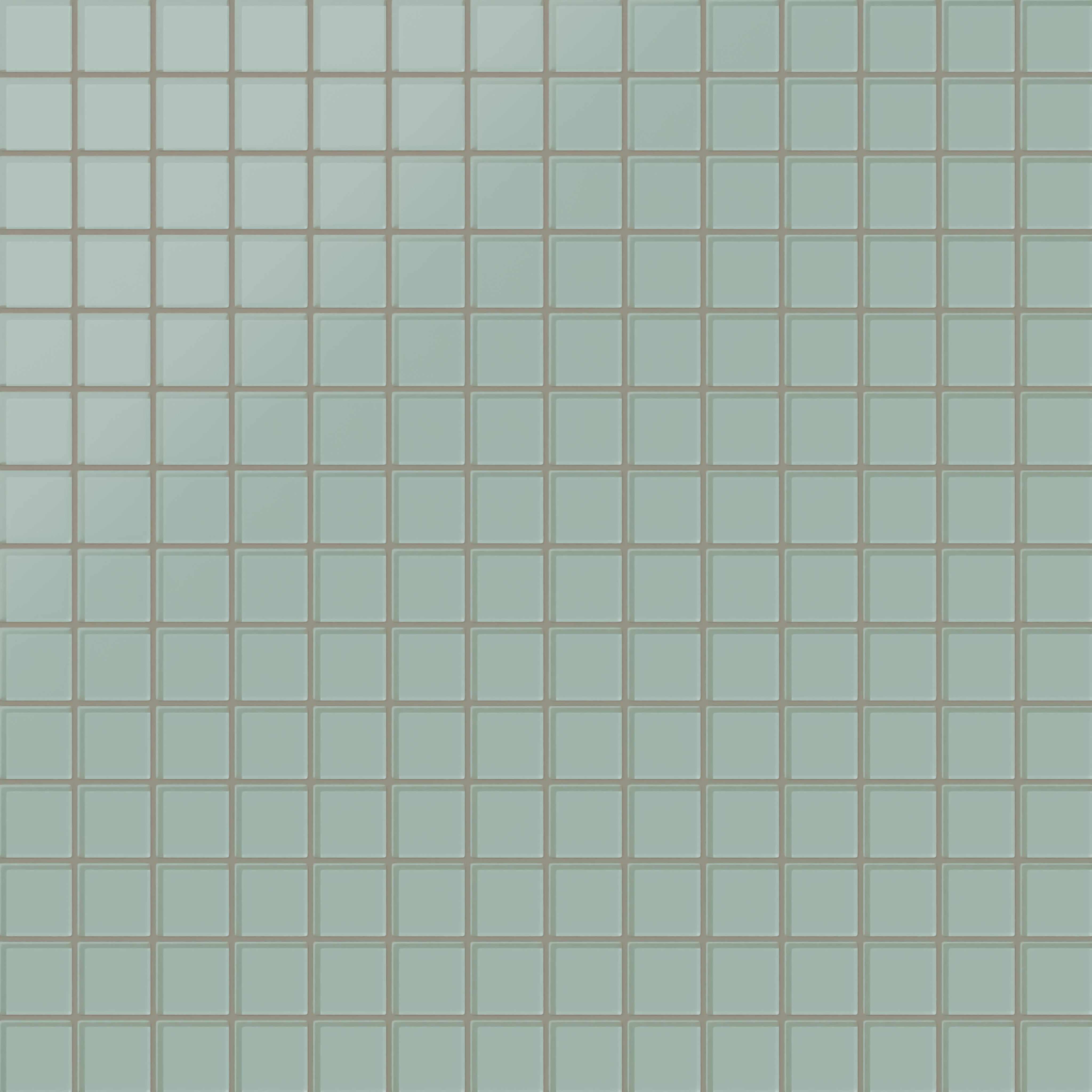 2x2 Straight Set Sheeted Glass Mosaic Tile in Kingfisher Matte
