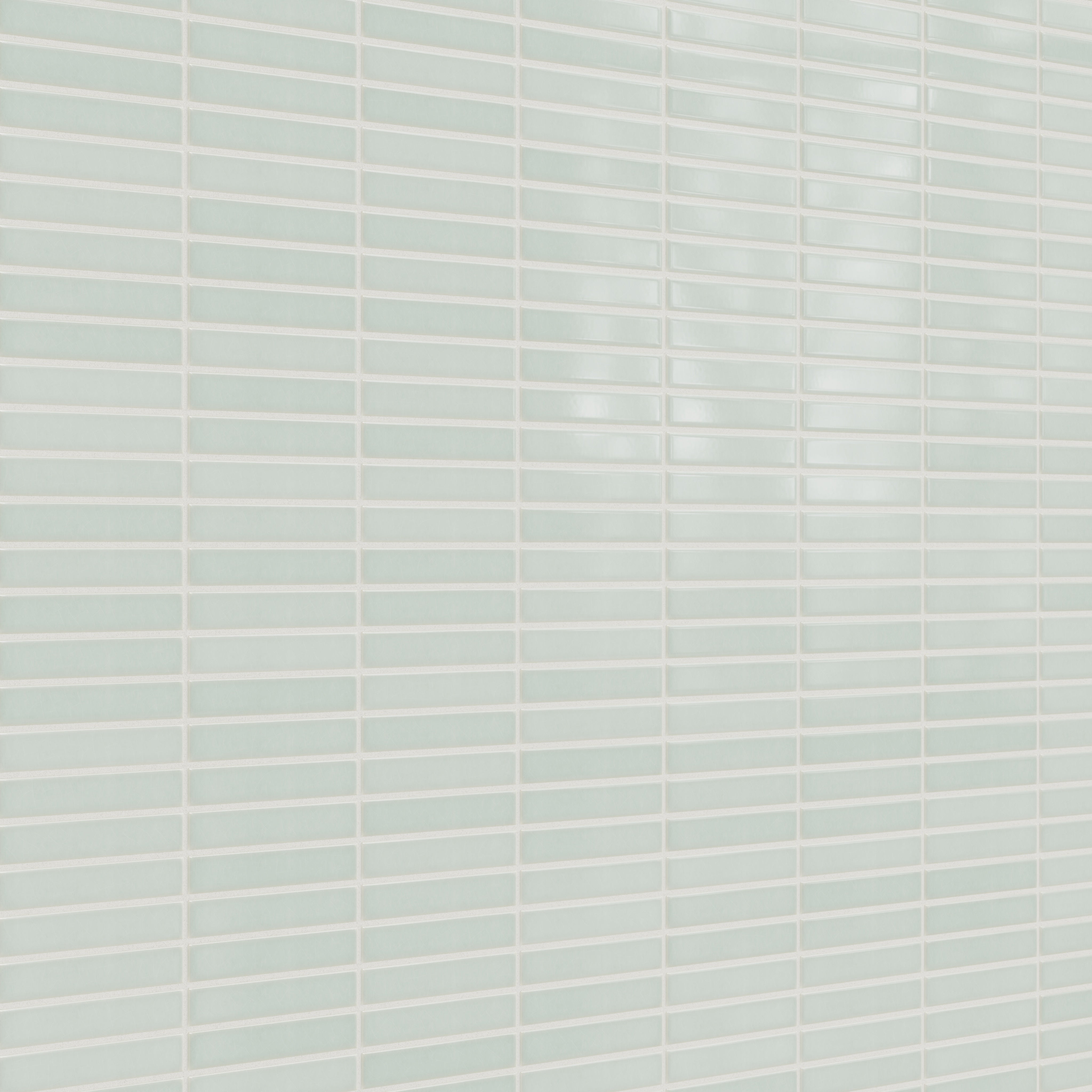 1x6 Straight Set Sheeted Original Ceramic Mosaic Tile in Salton Sea Gloss