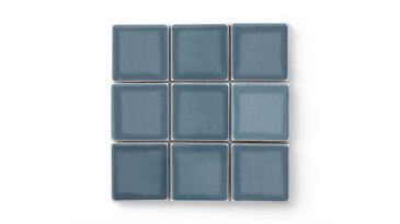 3x3 Straight Set Sheeted Original Ceramic Mosaic Tile in Nautical Gloss