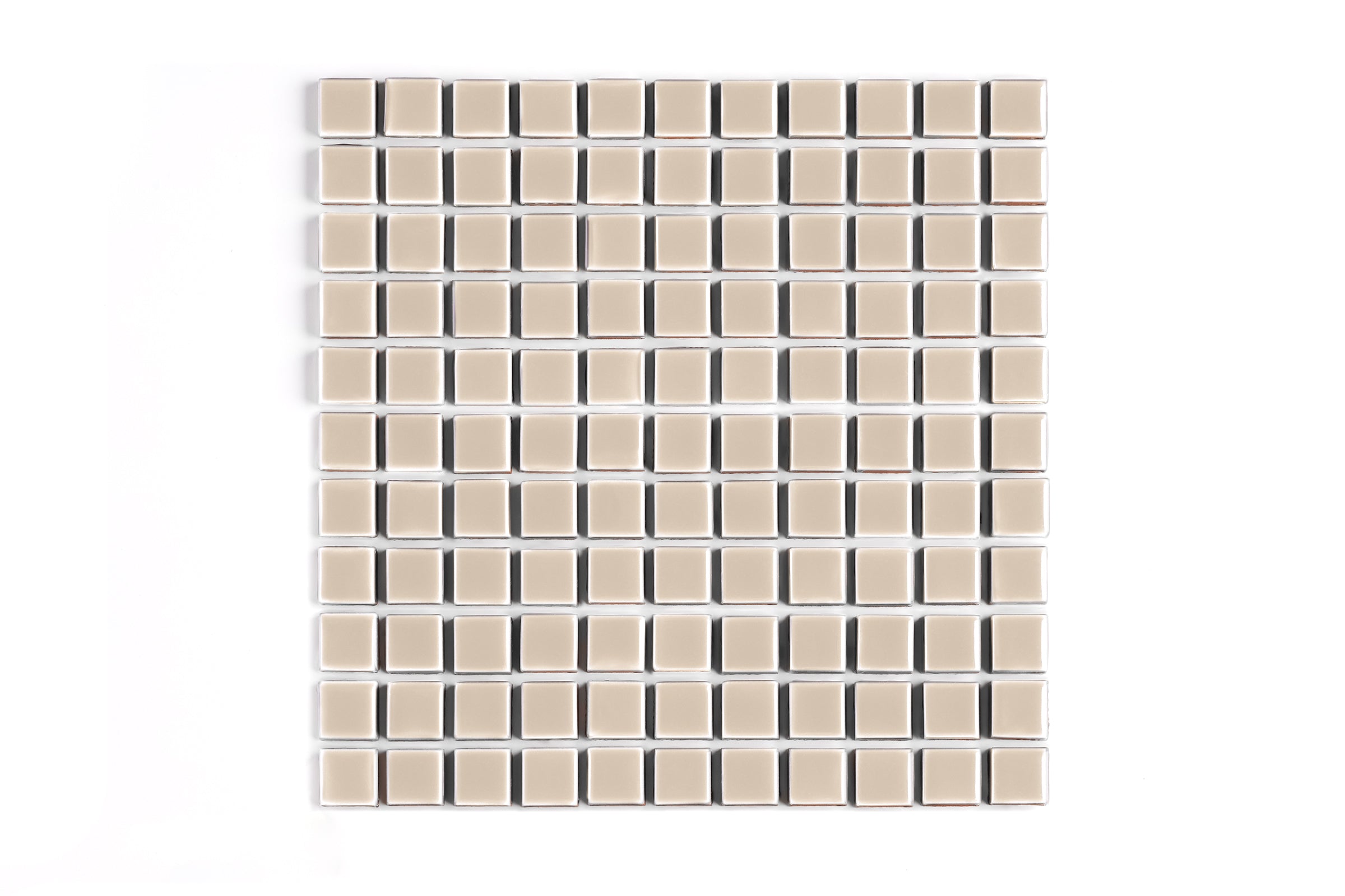 Flagstone 1x1 Straight Set Sheeted Gloss Original Ceramic Tile