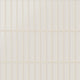 1x6 Straight Set Sheeted Glass Mosaic Tile in Dove Matte