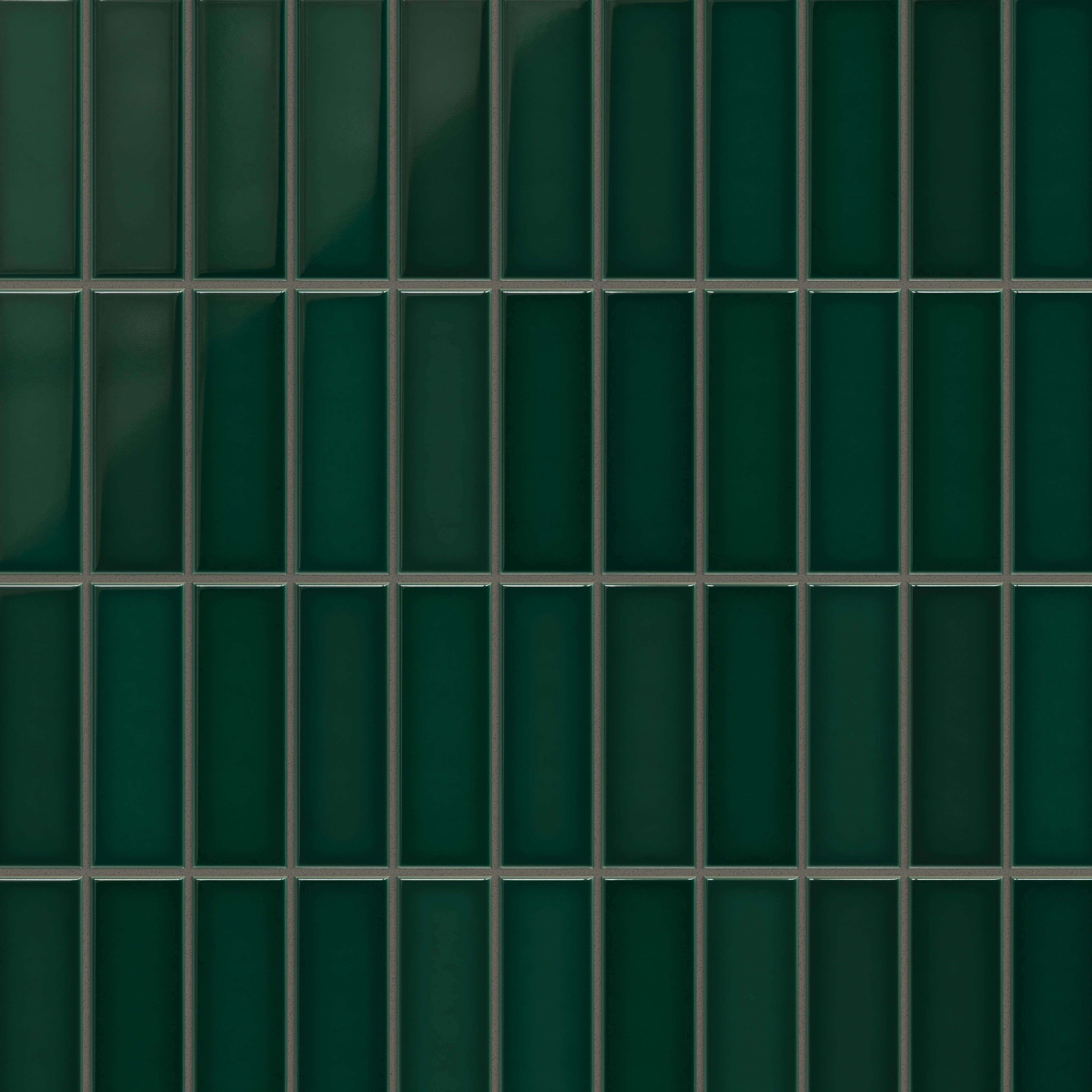 Evergreen 2x6 Gloss Original Ceramic Tile - Fireclay Tile