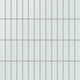 1x4 Straight Set Sheeted Glass Mosaic Tile in Warbler Matte