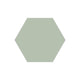 8" Hexagon Original Ceramic Tile in Rosemary Matte