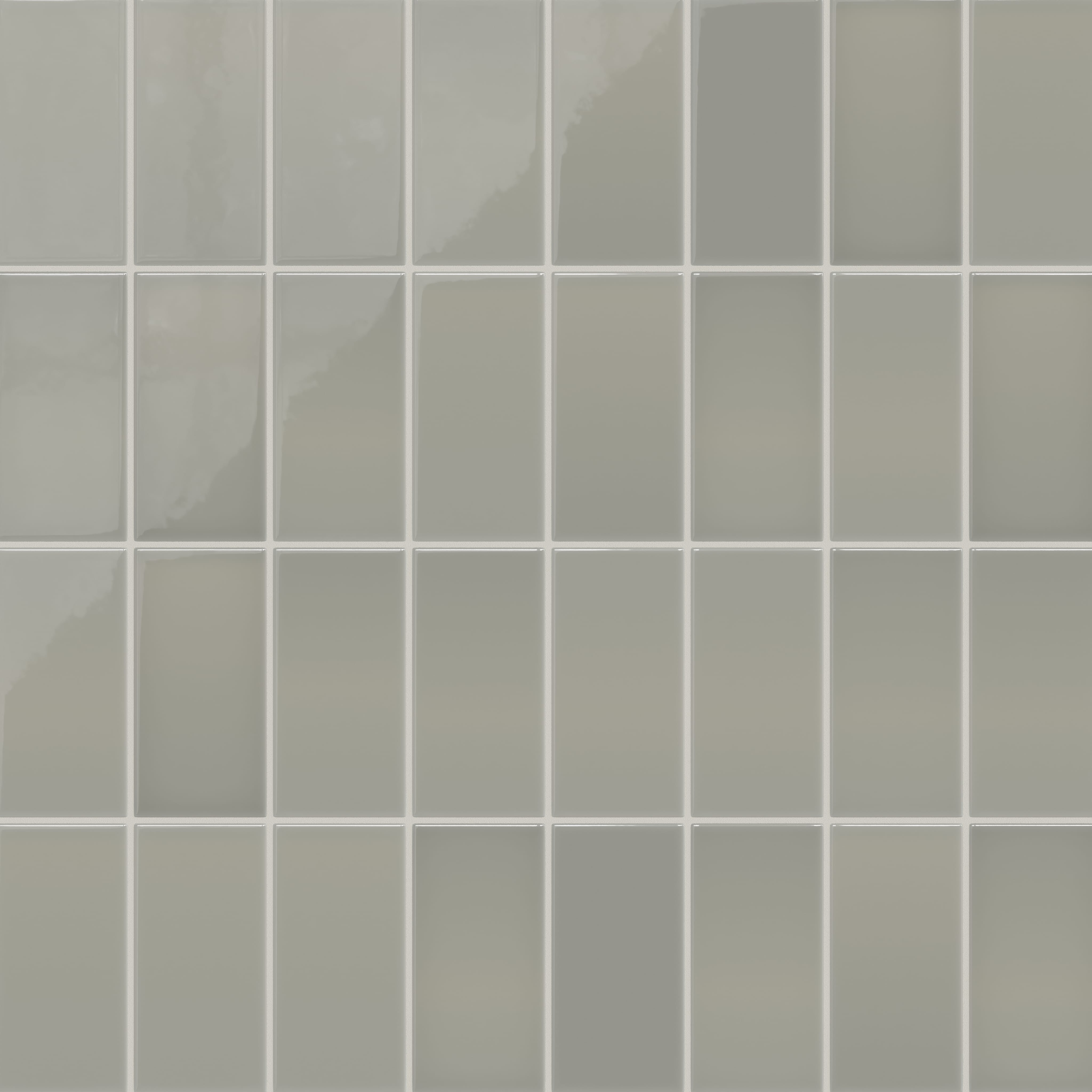 Quick Ship 3x6 Natural Press Ceramic Tile in Puget Sound Gloss