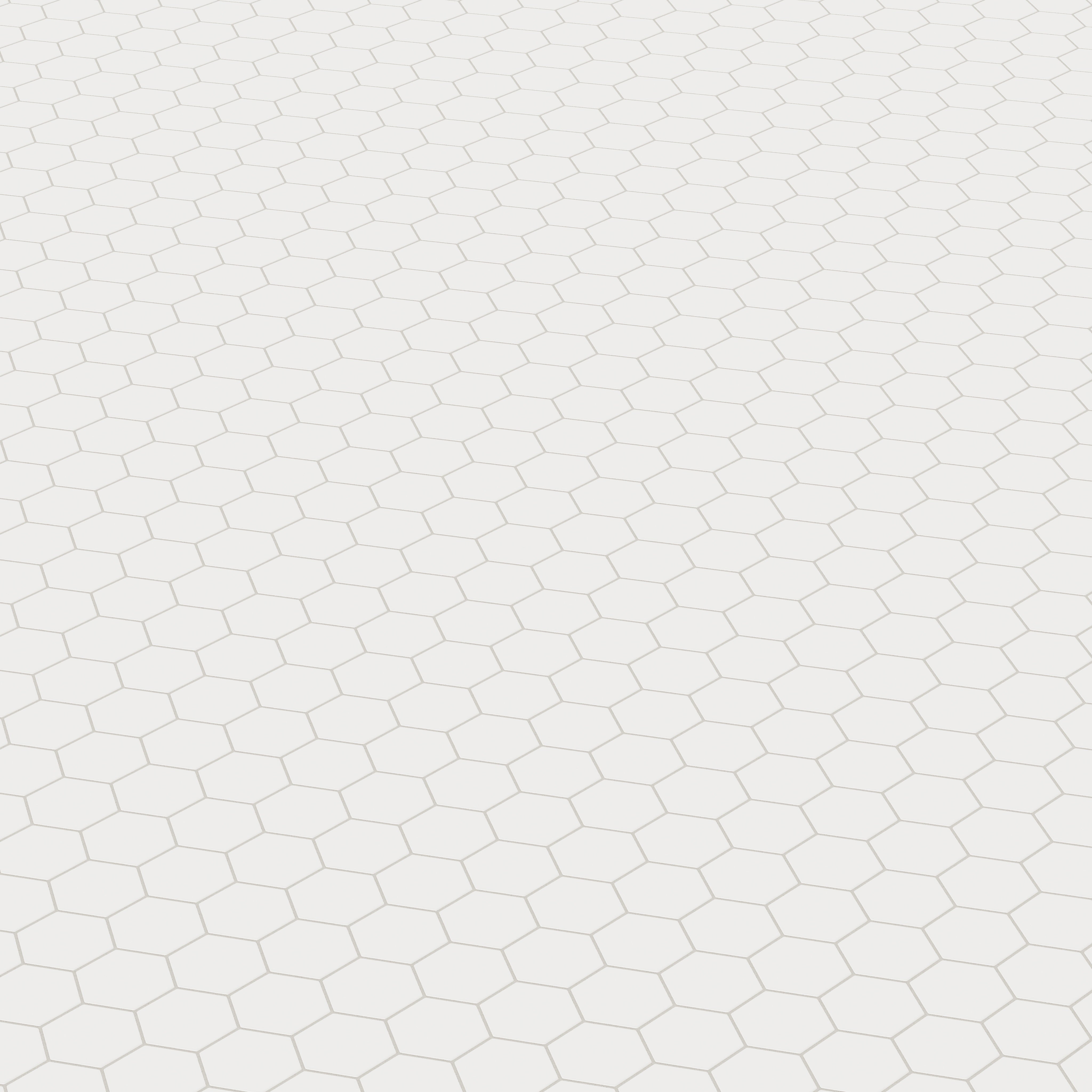 4" Hexagon Original Ceramic Tile in Frost Matte