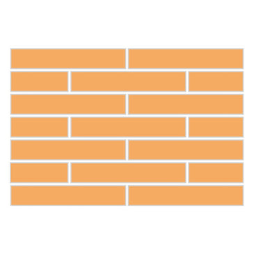 1x6 Half Offset Sheeted Original Ceramic Mosaic Tile in Koi Matte