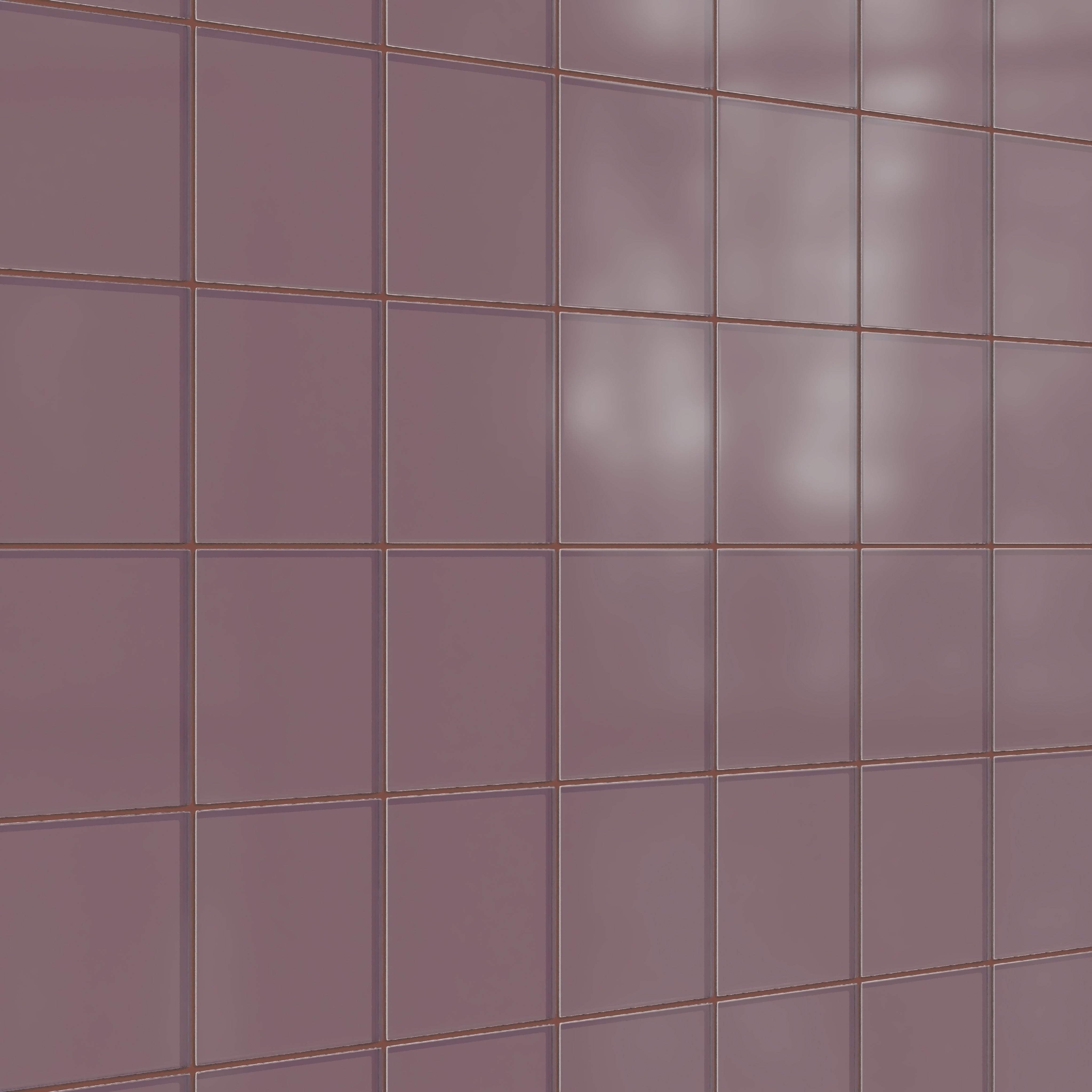 6x6 Glass Tile in Crane Matte