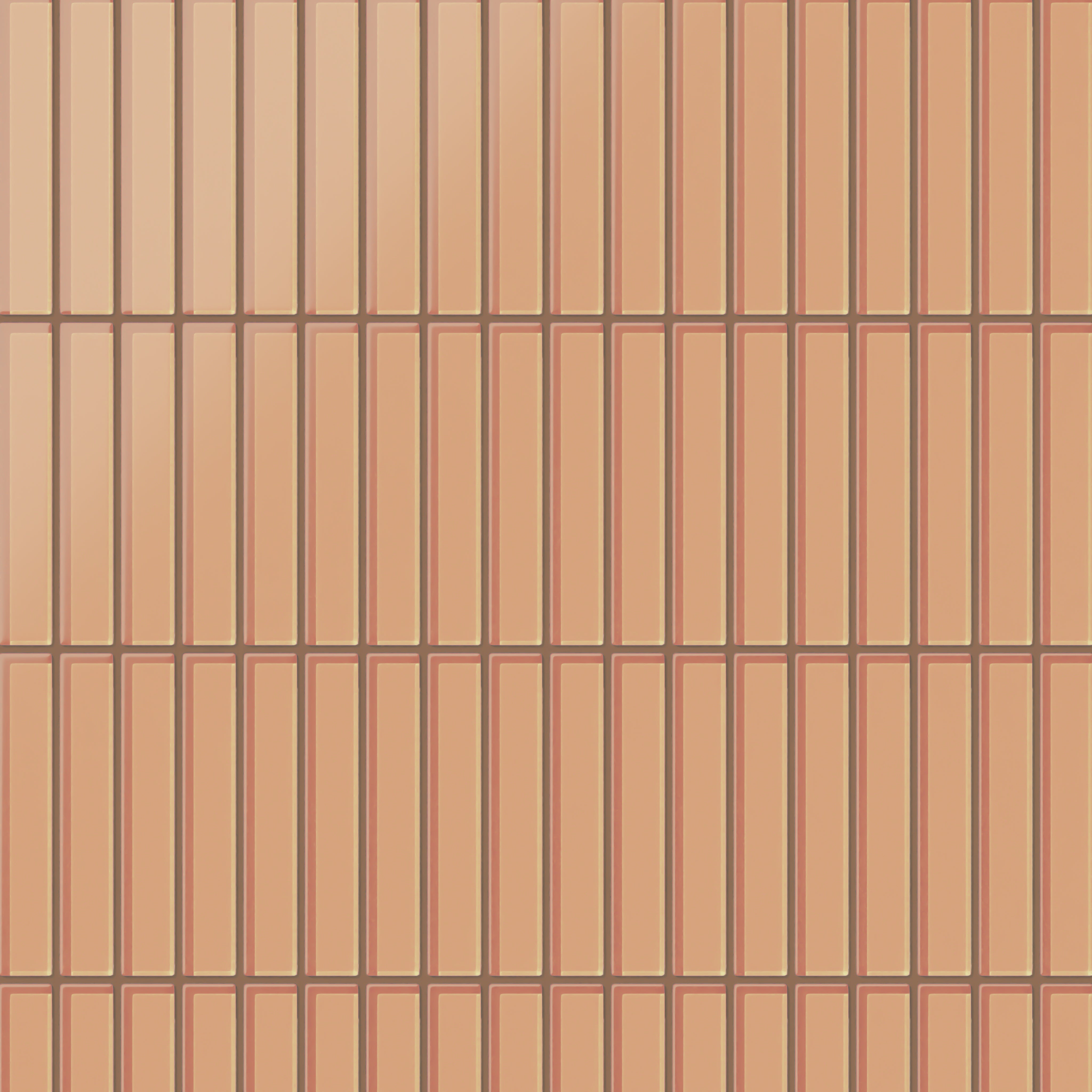 1x6 Straight Set Sheeted Glass Mosaic Tile in Carolina Wren Matte