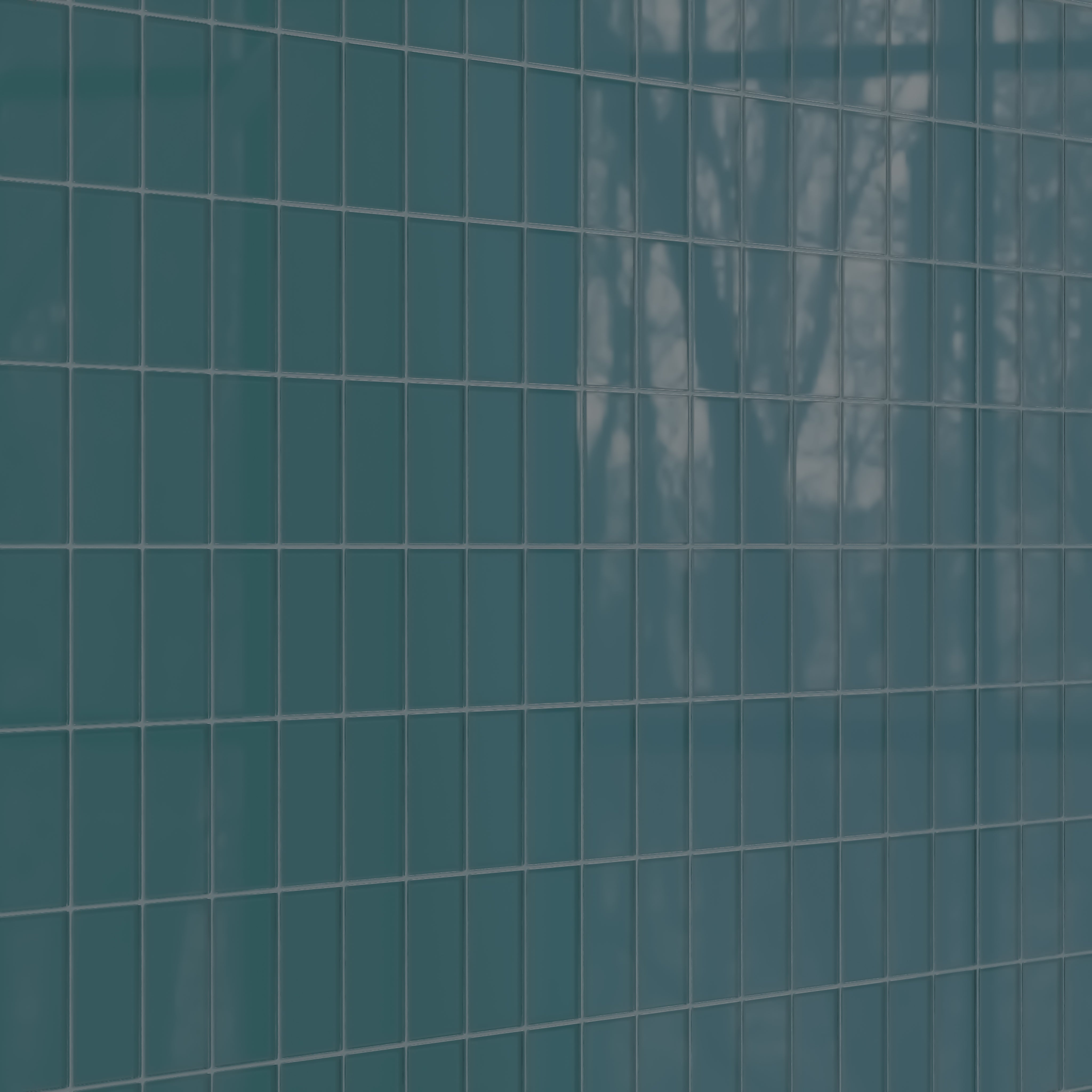 3x6 Glass Tile in Magpie Gloss