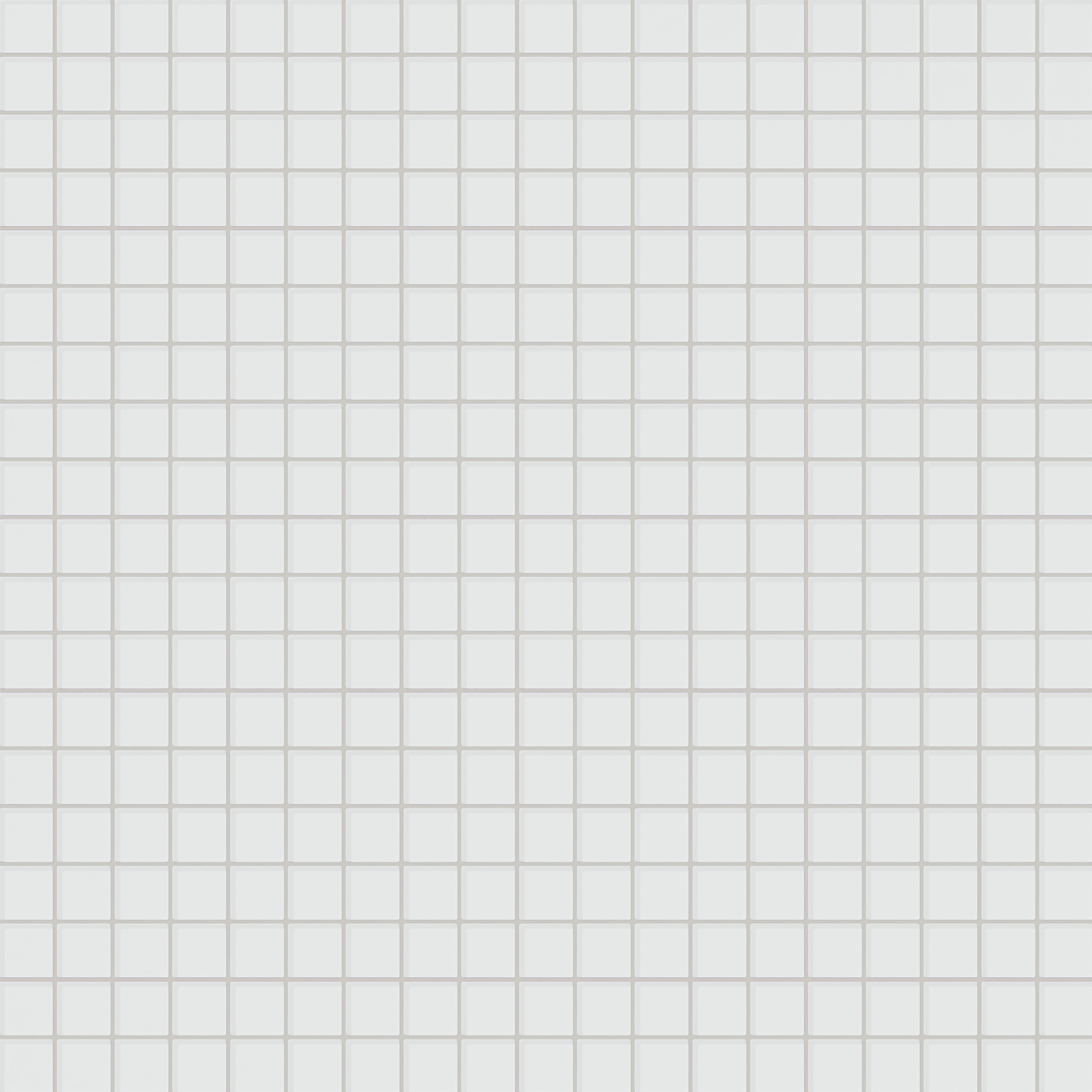 2x2 Straight Set Sheeted Glass Mosaic Tile in Egret Gloss